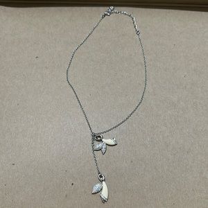 Swarovski angel wing necklace